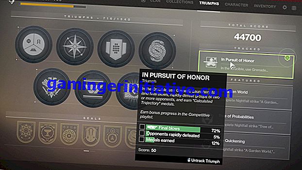 Destiny 2: Hur man får beräknade banmedaljer för The Mounenessop Quest