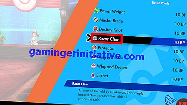 Pokémon épée et bouclier: comment obtenir la griffe de rasoir et ce qu'il fait