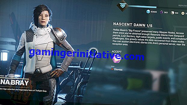 Destiny 2 Warmind：ナセントドーンクエストの開始方法